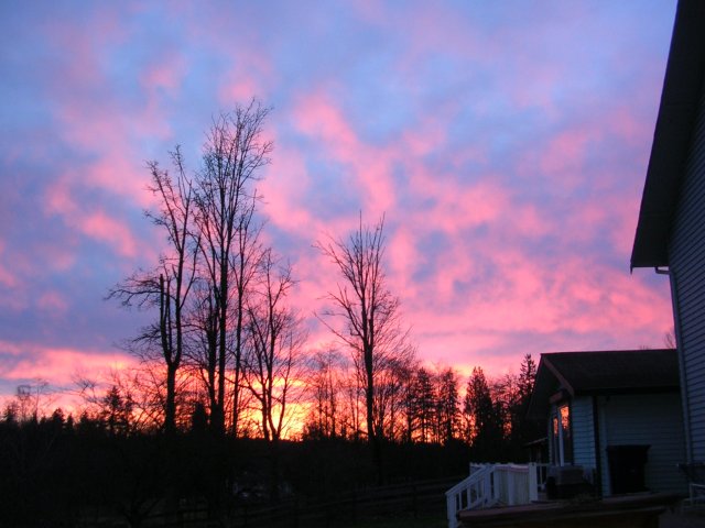 Ranch sunrise